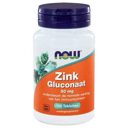 NOW Zink gluconaat 50mg