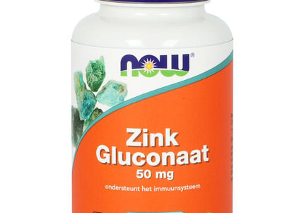 NOW Zink gluconaat 50mg