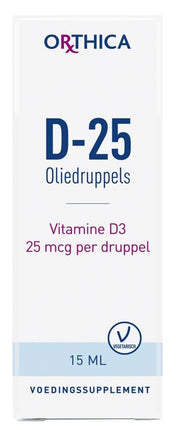 Orthica Vitamine D-25 oliedruppels
