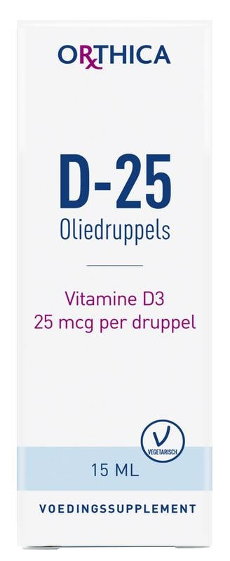 Orthica Vitamine D-25 oliedruppels