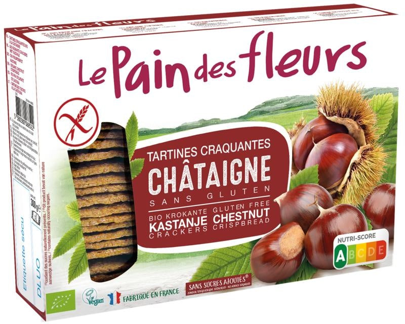 Pain Des Fleurs Tamme kastanje crackers