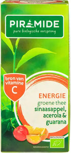 Piramide Energie groene thee sinaasappel acerola en guarana