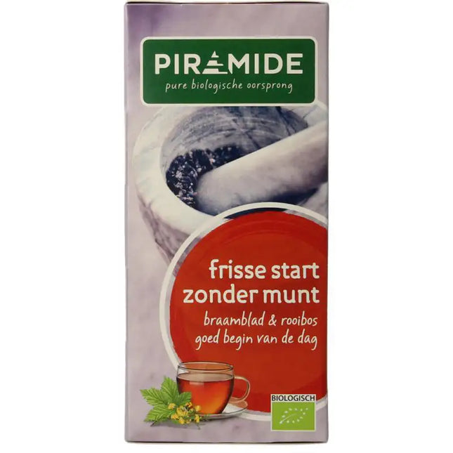 Piramide Frisse start zonder munt thee