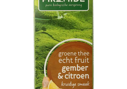 Piramide Groene thee met gember en citroen