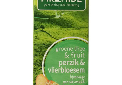 Piramide Groene thee perzik vlierbloesem