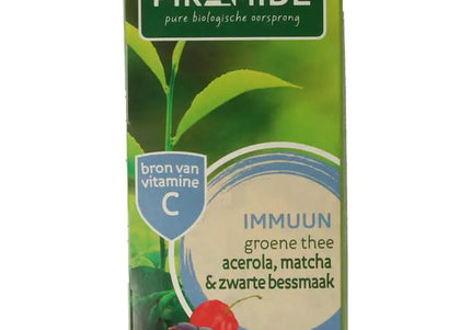 Piramide Immuun groene thee acerola matcha & zwarte bes