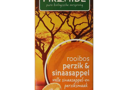 Piramide Rooibos perzik sinaasappel thee