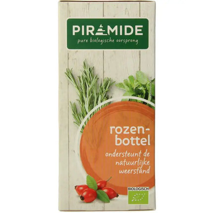 Piramide Rozenbottel thee