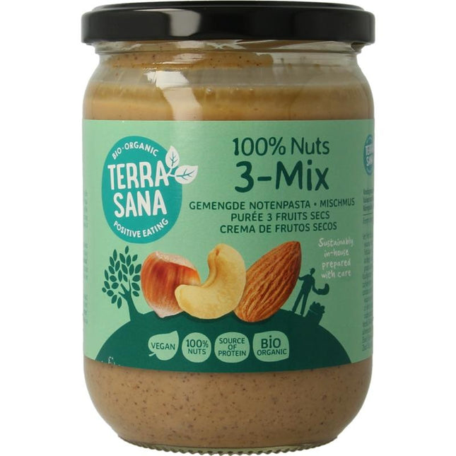 TerraSana 3 mix notenpasta zonder pinda
