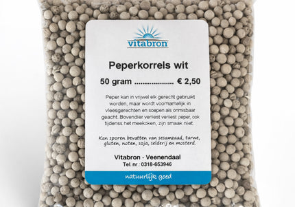 Vitabron Peperkorrels wit