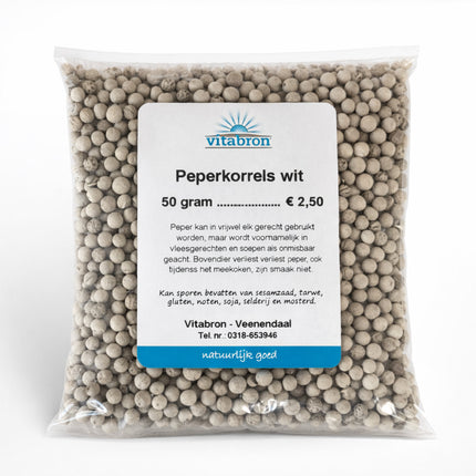 Vitabron Peperkorrels wit