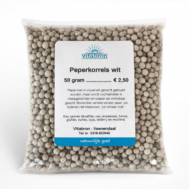 Vitabron Peperkorrels wit