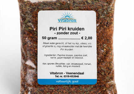 Vitabron Piri Piri kruiden zonder zout