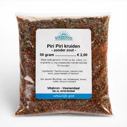 Vitabron Piri Piri kruiden zonder zout