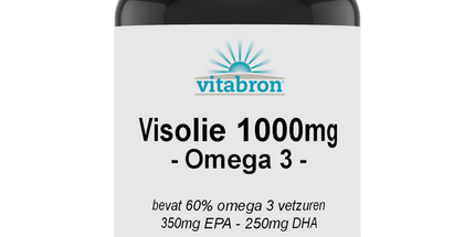 Vitabron Visolie 1000mg | 350 mg EPA & 250 mg DHA