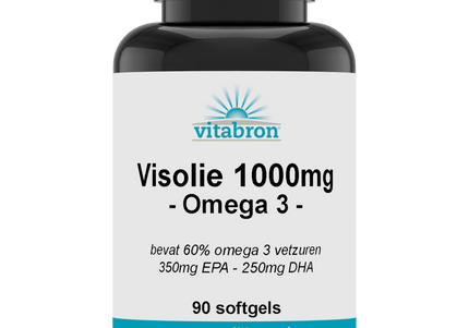 Vitabron Visolie 1000mg | 350 mg EPA & 250 mg DHA