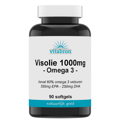 Vitabron Visolie 1000mg | 350 mg EPA & 250 mg DHA