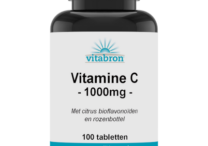 Vitabron Vitamine C 1000mg met bioflavonoïden & rozenbottel
