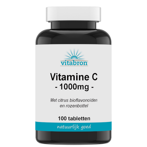 Vitabron Vitamine C 1000mg met bioflavonoïden & rozenbottel