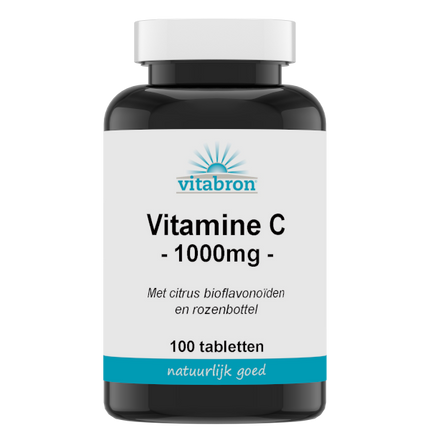 Vitabron Vitamine C 1000mg met bioflavonoïden & rozenbottel
