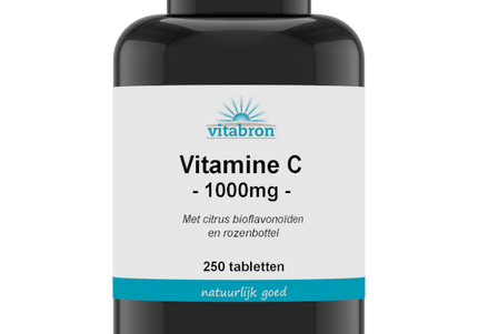 Vitabron Vitamine C 1000mg met bioflavonoïden & rozenbottel