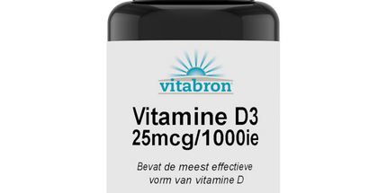 Vitabron Vitamine D3 25mcg | 1000 IE