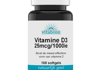 Vitabron Vitamine D3 25mcg | 1000 IE