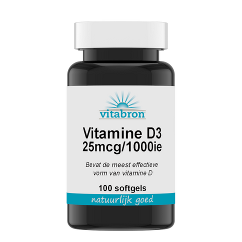 Vitabron Vitamine D3 25mcg | 1000 IE