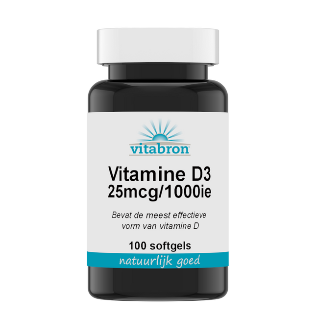 Vitabron Vitamine D3 25mcg | 1000 IE