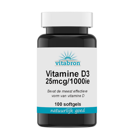 Vitabron Vitamine D3 25mcg | 1000 IE