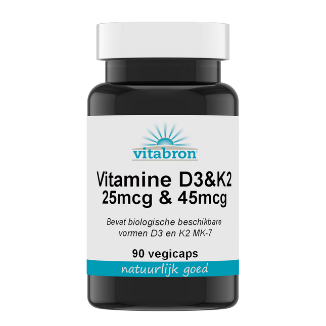 Vitabron Vitamine D3 25mcg & K2 45mcg