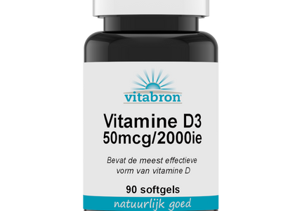 Vitabron Vitamine D3 50mcg | 2000ie