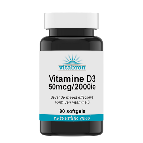 Vitabron Vitamine D3 50mcg | 2000ie