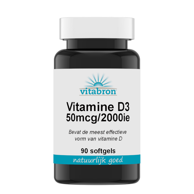 Vitabron Vitamine D3 50mcg | 2000ie