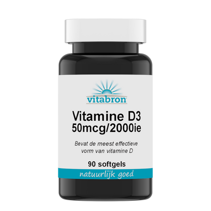 Vitabron Vitamine D3 50mcg | 2000ie