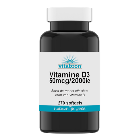 Vitabron Vitamine D3 50mcg | 2000ie