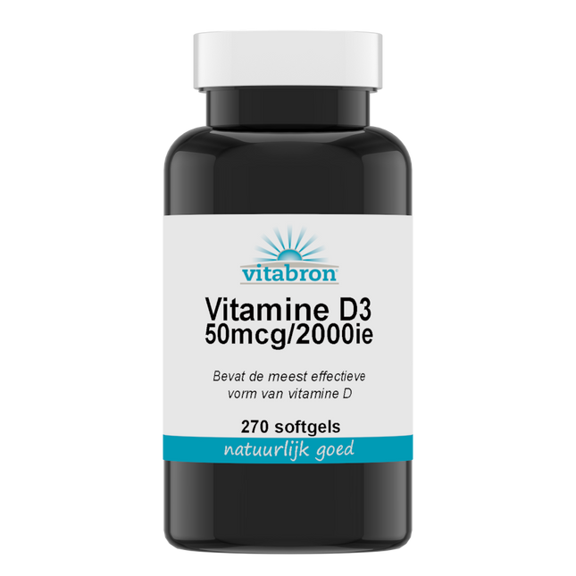 Vitabron Vitamine D3 50mcg | 2000ie