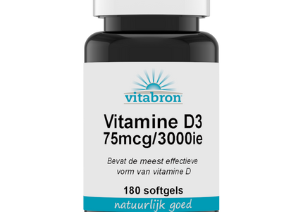 Vitabron Vitamine D3 75mcg | 3000ie