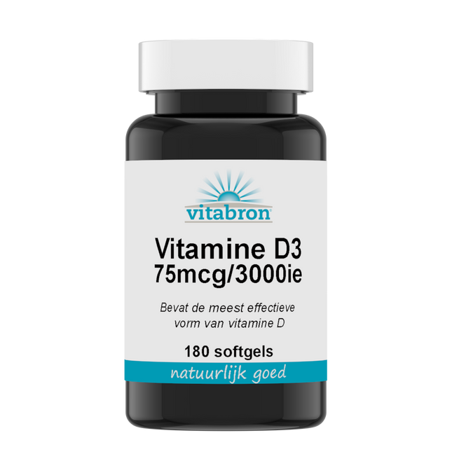 Vitabron Vitamine D3 75mcg | 3000ie