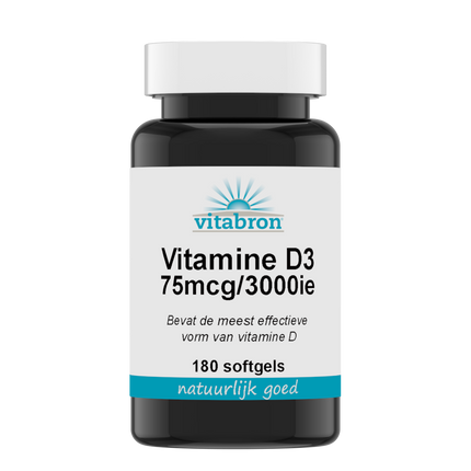 Vitabron Vitamine D3 75mcg | 3000ie