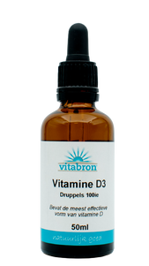 Vitabron Vitamine D3 druppels 100IE (kind)