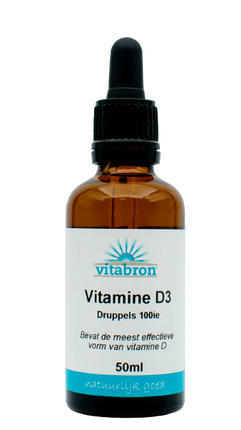 Vitabron Vitamine D3 druppels 100IE (kind)