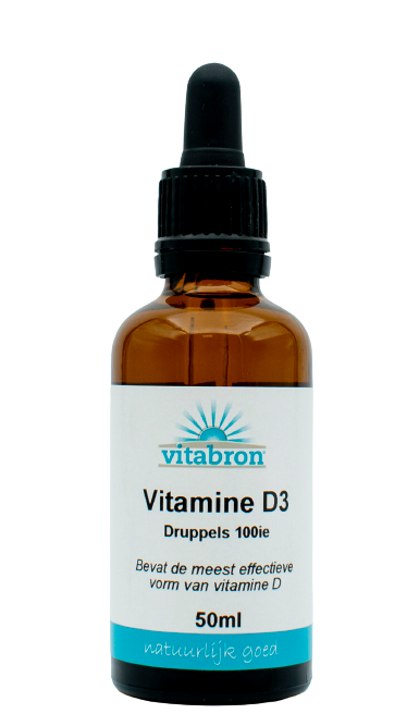 Vitabron Vitamine D3 druppels 100IE (kind)