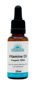 Vitabron Vitamine D3 druppels 25 mcg/1000ie