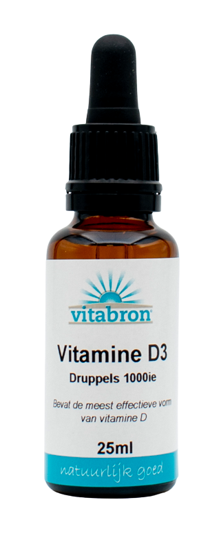 Vitabron Vitamine D3 druppels 25 mcg/1000ie
