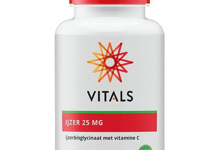Vitals IJzer 25mg met vitamine C