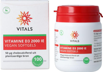 Vitals vitamine d3 2000 ie vegan