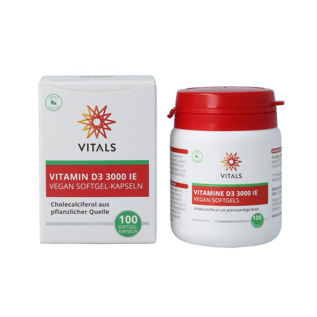 Vitals Vitamine D3 3000 IE (75 mcg)