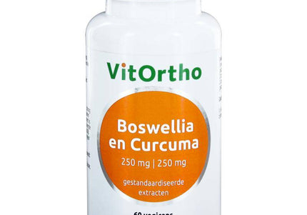 Vitortho Boswellia 250 mg en curcuma 250 mg