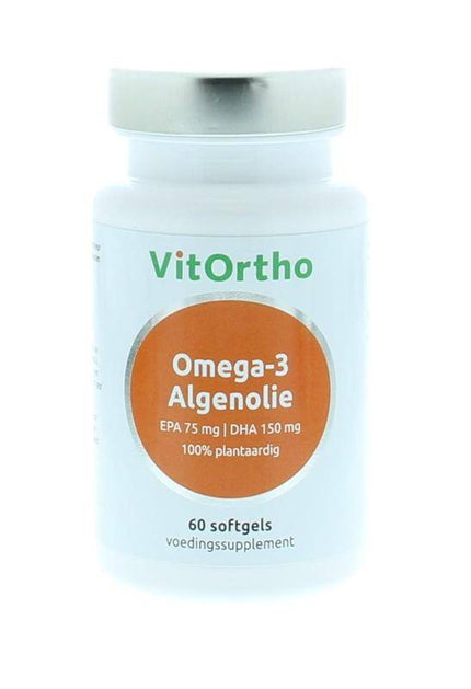 Vitortho Omega-3 Algenolie - EPA 75 mg | DHA 150 mg vegan